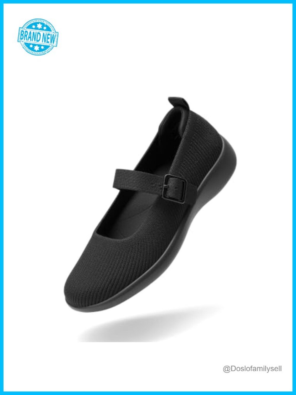 Women's Mary Jane Ballet Flats with Memory Foam & Arch Support